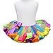 MOLFROA Baby Girls Colorful Layered Dance Outdoor Rainbow Tutu Skirt 6-7 Years