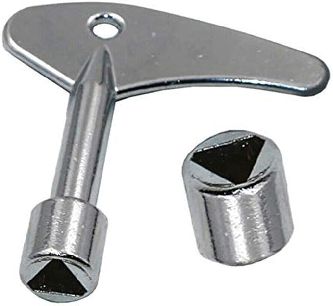 TOOLSTAR Triangle Socket, 9mm/ 0.35" Triangle Key Switch Key Wrench Gas