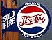 Pepsi Cola Sold Here Double Sided Vintage Style Flange Sign