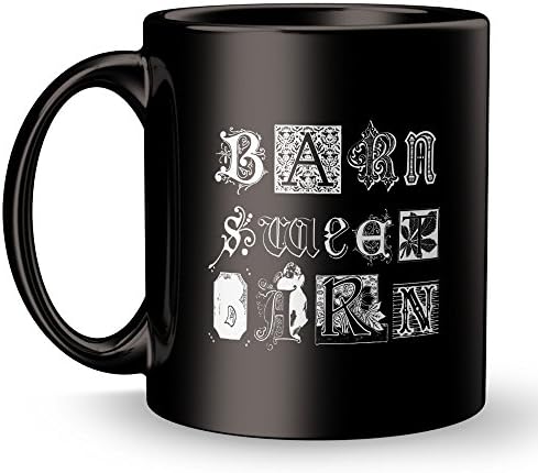 'Barn Sweet Barn' Animal Lover Coffee Mug - Best Super Funny and Inspirational Decoration Gifts for Equestrian Owner - White 11 oz ounce Ceramic Tea Cup - Ultimate Dressage Show Jumping Travel Gear