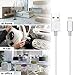 WANGCL iPhone Charger 3Pack 3FT/6FT/10FT(1M/2M/3M) Nylon Braided 8 pin Charging Cables USB Charger Cord, Compatible with iPhone 7/7 Plus/6s/6s Plus/6/6 Plus/5/5S/5C/SE/iPad and iPod (Silver)