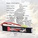 GOLDBAT 11.1V 1300mAh 3S 25C LiPo Airsoft Battery, Short Stick Battery Pack with Mini Tamiya Connector for Airsoft AK47, MP5