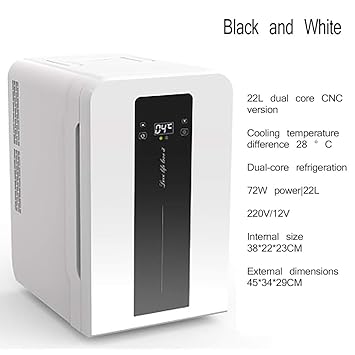 Aijin 22L12V Refrigerador para automóvil Versión de Doble núcleo ...