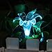 SAPPYWOON Outdoor Solar Flower Garden Lights- 3pcs LED Multi-Color Solar Garden Stake Lights for Garden, Patio, Backyard (Lily,Dandelion,Sunflower)