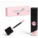 Kira Beauty Gloddy Shine Lip Gloss, Pink, High-Shine Hydrating Formula, Non-Sticky, Long-Lasting, 0.34 Fl Oz (Pink)