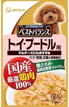 Amazon まとめ買い ユニ チャーム ベストバランス パウチトイ プードル用鶏ささみ 緑黄色野菜 キャベツ入り 60g 犬用 36 ユニ チャーム ウェット 通販
