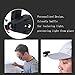 Set of 4 NUZAMAS Headlamps Cap Light Clip on Cap Hat Glasses Light 360 Degree Rotation Light-Weight for Camping Hiking Fishing Jogging Reading AUTO Working