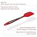 Silicone Spatula,Xpatee 3-piece 600ºF Heat-Resistant Non-stick Flexible Rubber Spatula Baking Spatula Spoon Scraper with Stainless Steel Core