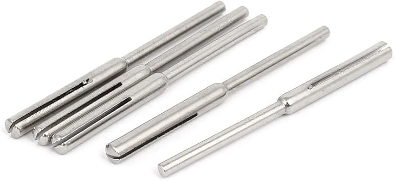 Amazon Com Uxcell 3 32 Inch Shank Dia Split Mandrel 5pcs For Abrasive Sanding Disc Sandpaper Home Improvement