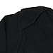 Laughing Giraffe Unisex Infant Blank Cotton Long Sleeve Baby Bodysuit One Piece (0-3M, Black)