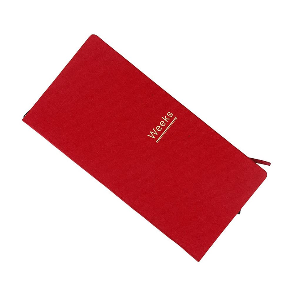 Undated Pocket Weekly Planner Schedule Organizer Agenda Year Month Week Plan A6 Notebook