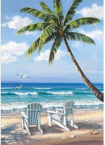5d Diamond Painting Kits for Adults Full Drill for Home Wall Decor (Sea, 30x40cm)