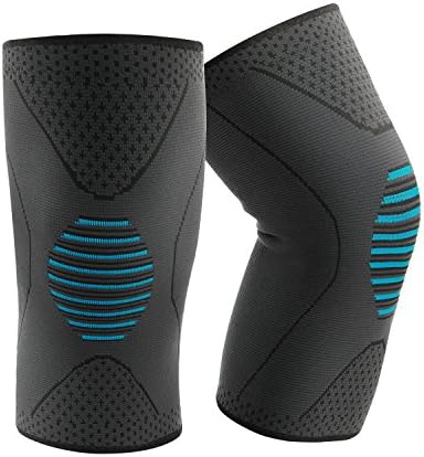 Compression Knee Sleeves Flexible Knee Brace for Man and Women M 2 Pack