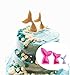 Efivs Arts Mermaid Tail Silicone Molds Fondant Mold Cupcake Cake Soap Decoration Tool Large + Small, Pack of 2