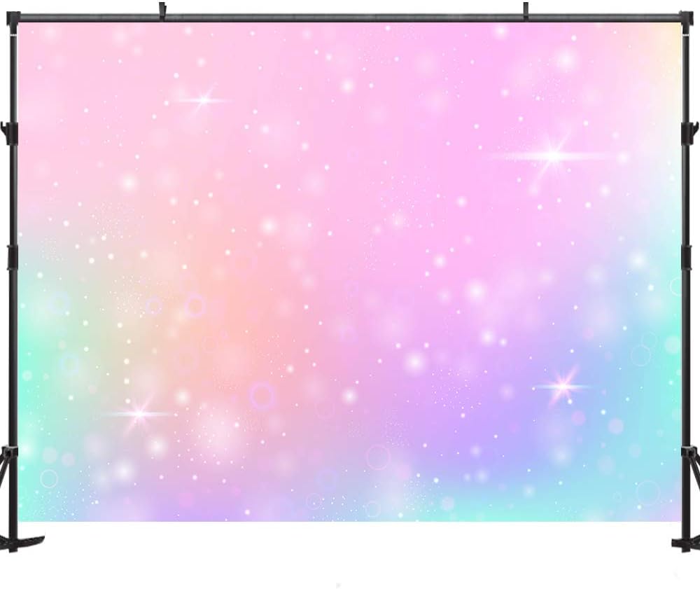 Allenjoy Unicorn Party Photography Backdrop 7x5ft 1st Birthday Unicorn Decorations Photography Props Childeren Newborn Unicorn Backdrop for Picture Photo Backdrop for Photography Photos Background