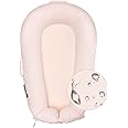 Organic Replacement Cover with Waterproof Pad | Premium Quality Spare Cover Certified Organic Cotton | Protects Against leaks | [Fits Dockatot Deluxe + Docks] (Cover Only) (Baby Pink)