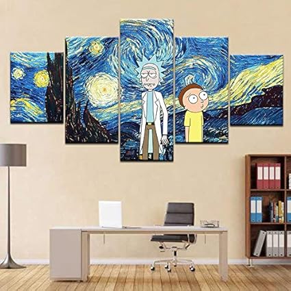 van gogh rick and morty