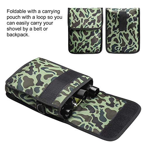 ENKEEO Military Folding Shovel Multitool for Scout, Hiking, Backpacking, Adventure Cycling, Dry Camping, Trenching, Emergency and Survival - Thumbnail 6