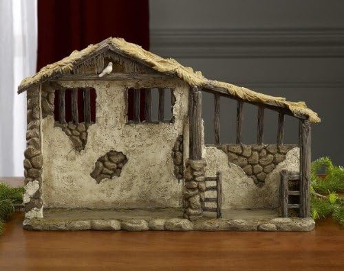 Winterland TK-NAT-07-STB Stable For The Real Life Nativity44; 7 in.
