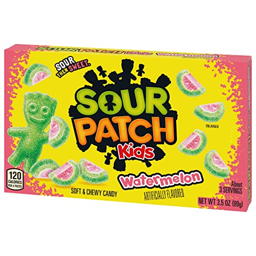 SOUR PATCH KIDS WATERMELON SOFT & CHEWY CANDY, BULK CANDY, 12 – 3.5 OZ BOXES