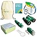 Narvi Toys-Outdoor Explorer Kit & Bug Catcher Kit-Binoculars, Magnifying Glass, Bug Catcher, Flashlight, 5 in 1 Tool, Great Kids Gift Set, STEM Toys, Educational Toys, Nature Toys for Camping, Hiking