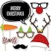 Big Dot of Happiness Christmas Party - Photo Booth Props Kit - 20 Count