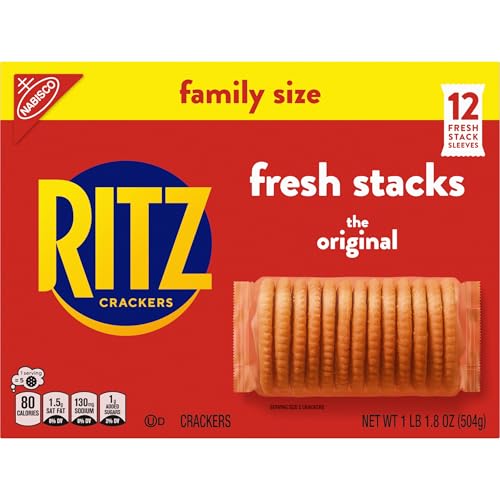 RITZ FRESH STACKS ORIGINAL CRACKERS, FAMILY SIZE, 17.8 OZ