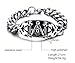 MEALGUET Chunky Stainless Steel Masonic Freemason Symbol Polished Chain Link Bracelets for Men, 8.2