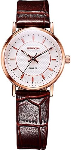 Sanda Ladies Luxury Watches Rose Gold Fashion Ultra Thin Leather Analog Quartz