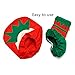 promotion Toilet Seat Cover Rug Set Christmas Decorations Bathroom Set of 3 pieces BUREI