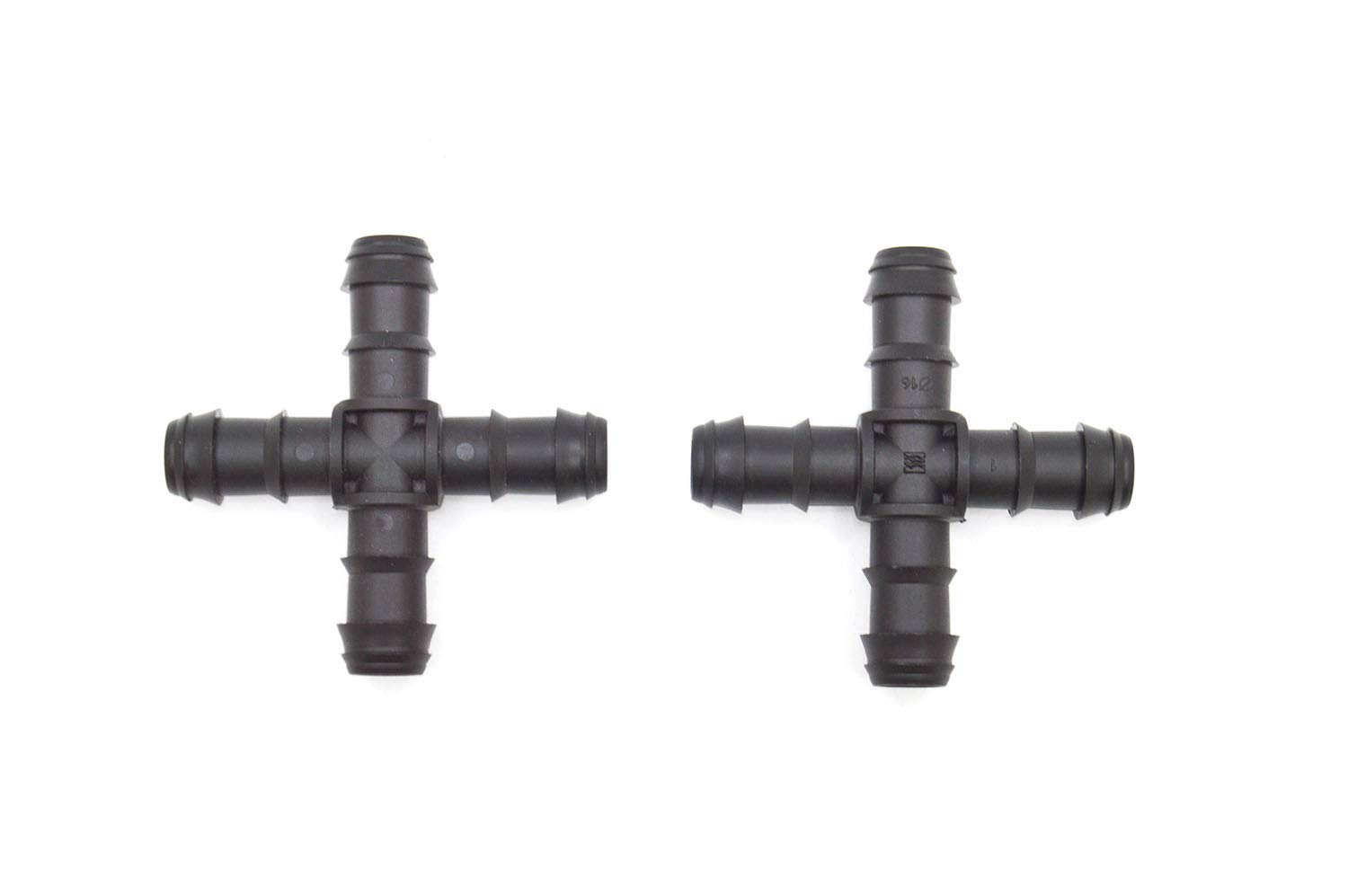 S&M 544606 Drip Cross 16 mm – Blister Pack of 2, Black