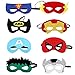 Zaleny Superhero Costumes Dress up Satin Capes with Felt Masks Set of 8