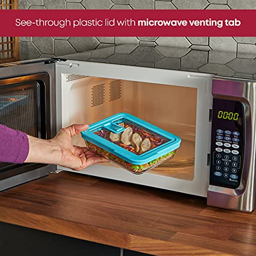 Pyrex 10Pc Single Rectangular Glass Food Storage Container with