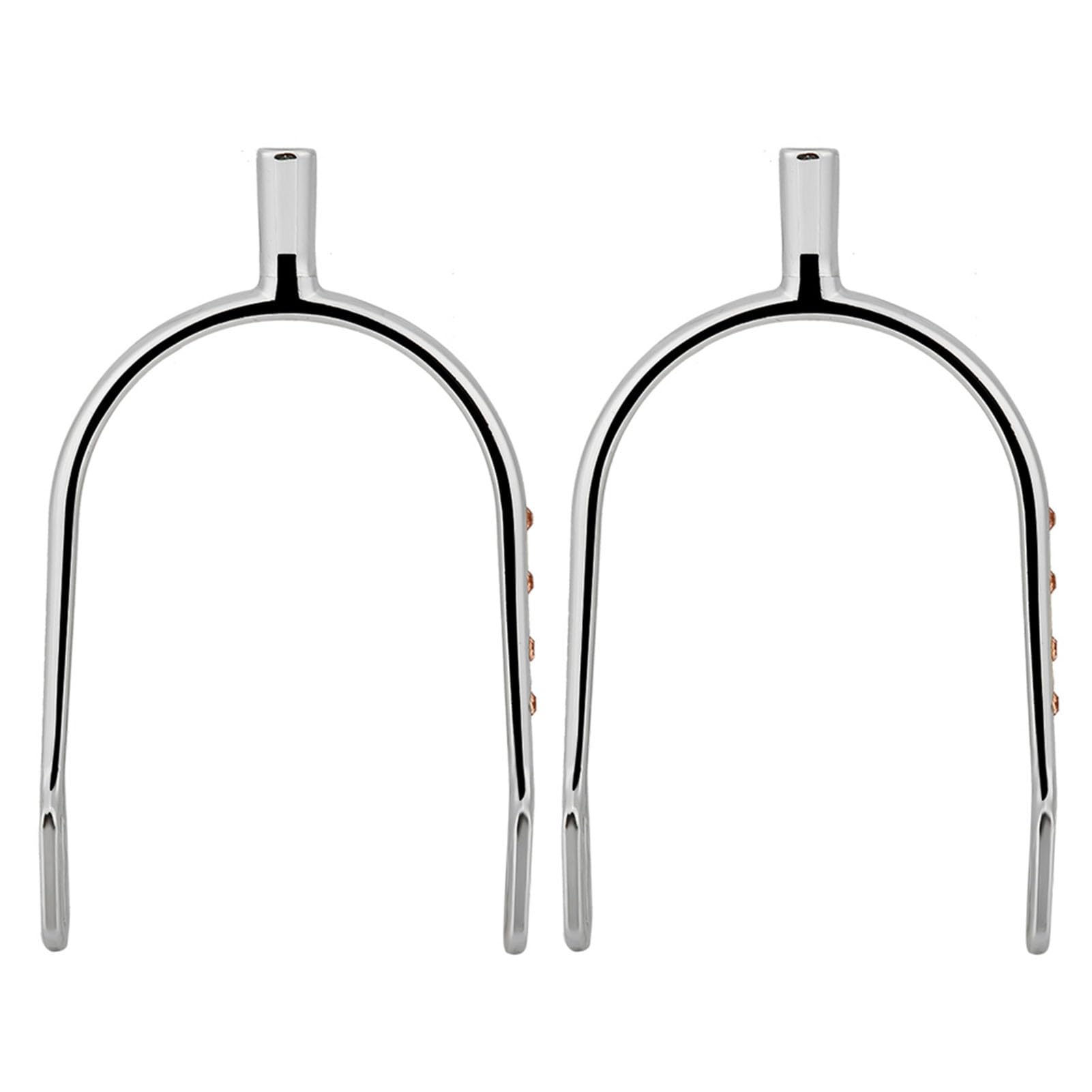 Pssopp Plated Spurs, Zinc Alloy Narrow Spur Plated Wholesale All Around Walking Horse Roping Spurs Women's English Spur(silver)