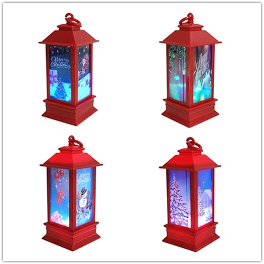 Amazon.com: Christmas LED Decorative Hanging Lantern Battery Operated