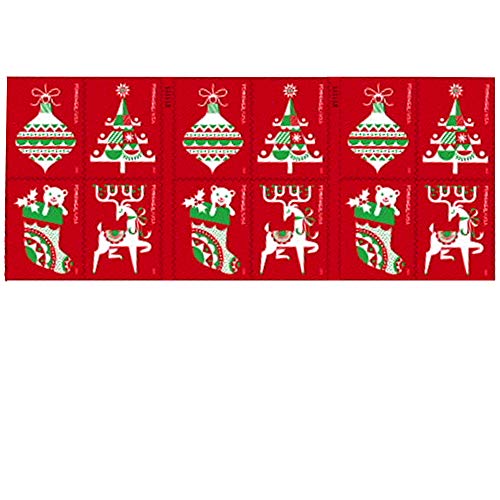 Holiday Delights Forever Postage Stamps Book of 20 First Class US