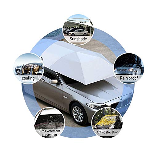 Mein LAY Car Tent SemiAutomatic Hot Summer Car Umbrella Cover Portable