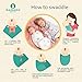 Muslin Swaddle Blankets for Baby - 4 Swaddles - 100% Organic Cotton - Unisex Color Pack for Boys and Girls - Newborn, Infant and Toddler - 47x47
