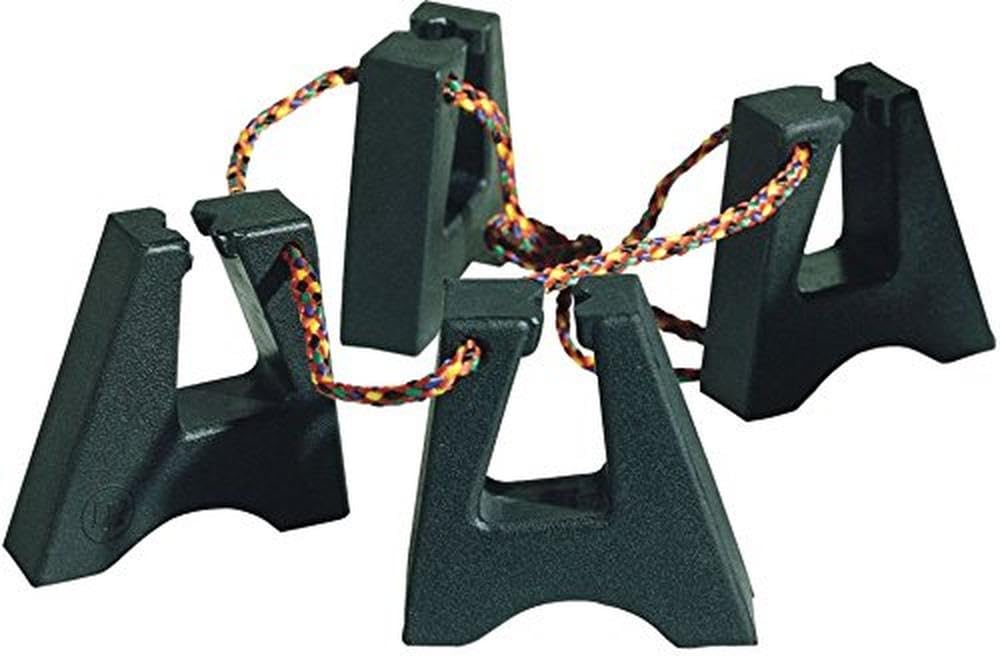 LP Latin Percussion Conga-Gummifüße (4 Stück) mit verstellbarem Band, Höhe circa 2,5 cm, LP637