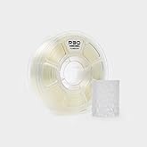 R3D PLA Filament 1.75mm, 0-370 mm/s High Speed PLA Printing, Dimensional Accuracy +/- 0.02mm, 1KG (2.2lbs) Clear Plastic Spool 3D Printer Filament (Transparent)