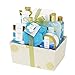 Spa Luxetique Spa Gift Basket with Refreshing Ocean Essential Oils, Premium10pc Gift Baskets for Women, Decorative Box with Ribbon, Spa Gift Set Includes Shower Gel, Body Butter, Hand Soap & More!