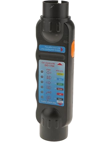 7 Pines Probador de Circuito y Enchufe 12v Zócalo con LED Luz para Remolque