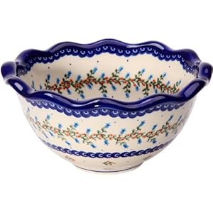 Polish Pottery Ceramika Boleslawiec 0413/166 5-3/4-Cup Bowl Fala, Small
