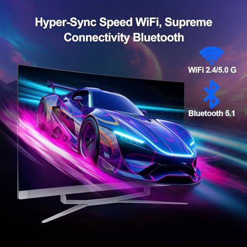 SUKOTOP 27 Inch All-in-One Computer Curved FHD Screen All-in-One Computer Core i7 16GB DDR 512GB ROM SSD Bluetooth5.3 WiFi Dual Band with Wired Mouse and Keyboard