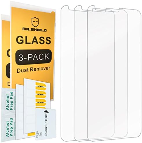 [3-PACK]-Mr.Defend For LG Stylo 4 [Tempered Glass] Display screen Protector with Lifetime Substitute