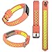 Lwsengme Silicone Strap Compatible with Fitbit Alta/Fitbit Alta HR Wrist Replacement Band Smart Watch Fitness Strap Accessory (Pink/Fluorescent Yellow)
