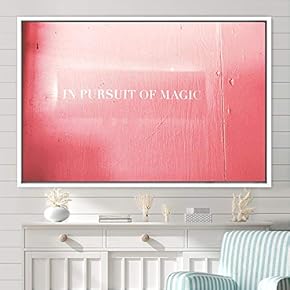 signwin Framed Canvas Wall Art Pressed Quotes 3D...