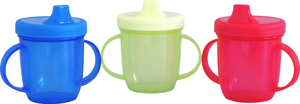 Sure Beauty Baby Toddlers First Drinking Training Cup 2 Handled Pack Of 6