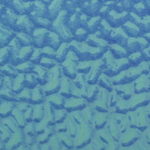 North Sea Blue English Muffle Stained Glass Sheet - 8" X 12" (.67sf) By Stallings Stained Glass