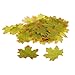 SunAngel Artificial Maple Leaves, Autumn Fall Leaves Bulk Assorted Mixed Garland Wedding House Decorations (150pcs, Green)